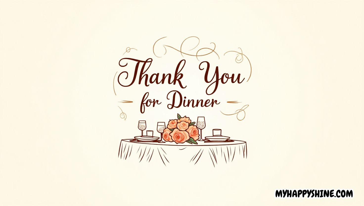 thank you for dinner