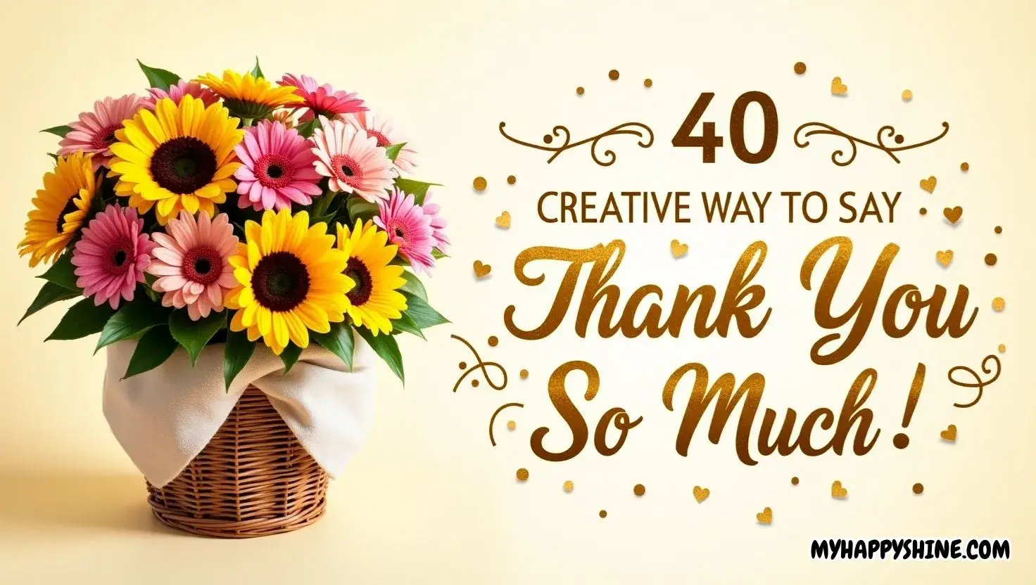 40 Creative Ways to Say Thank You So Much